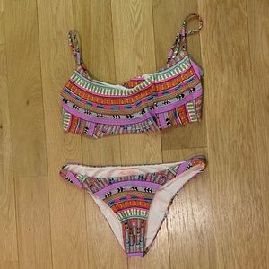 Mara Hoffman rainbow bikini